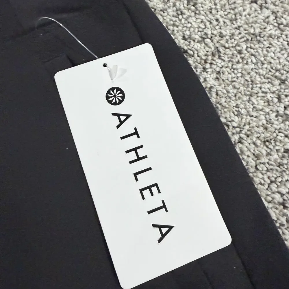 ATHLETA Black Endless High Rise Pant, New with tags, Size 14, Stretchy - Picture 4 of 10